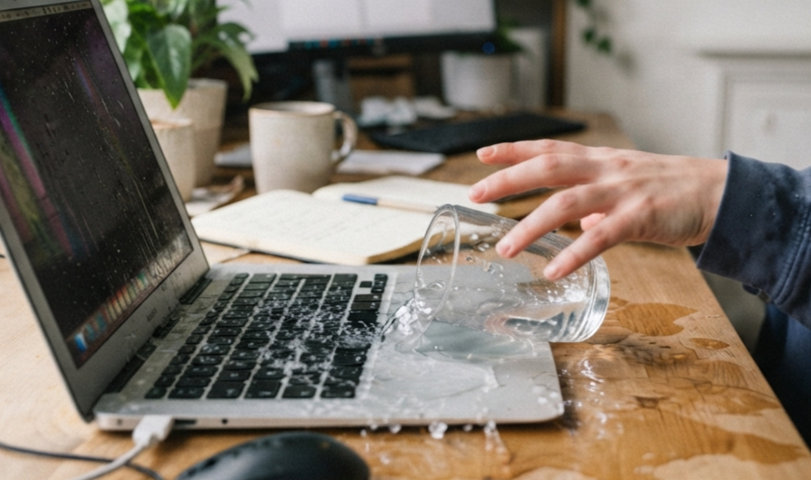 laptop apabila kena air di Azzahra Computer