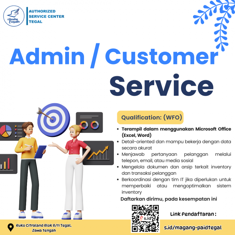 Admin/Customer Support Magang